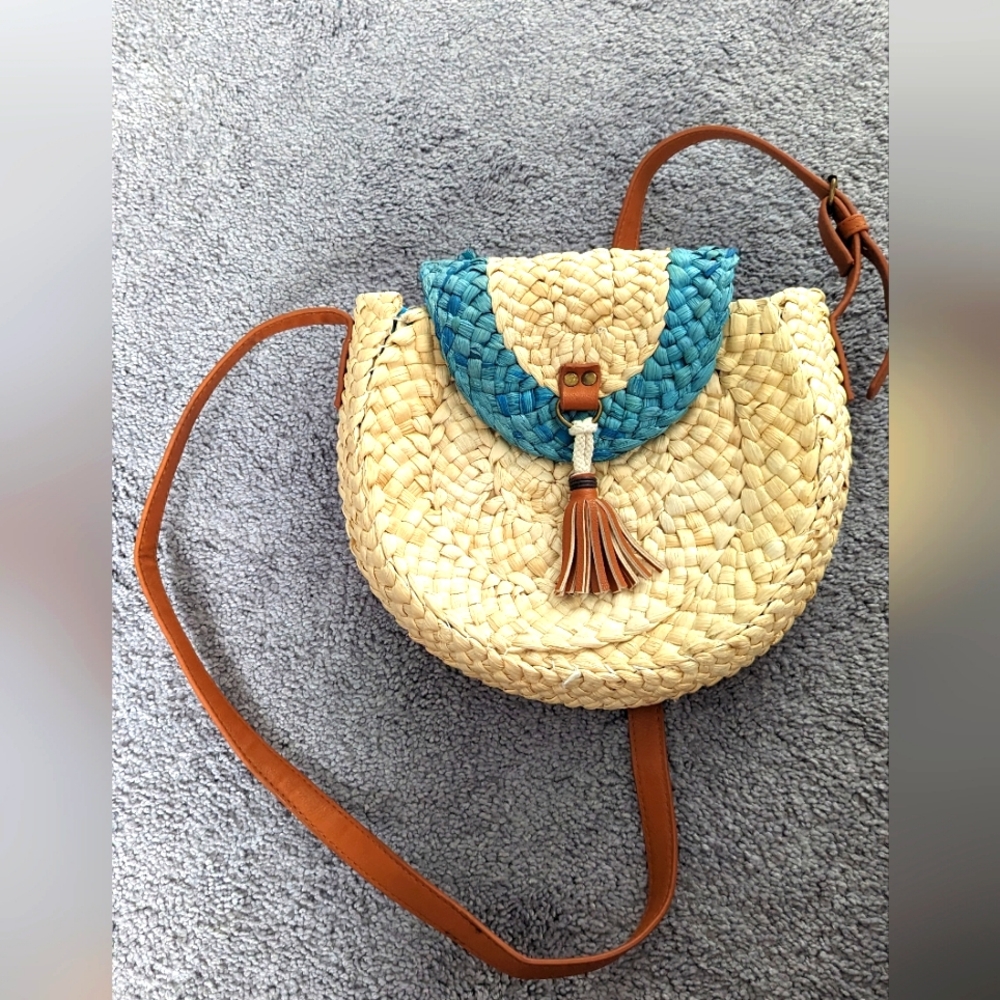 2 For $20 - Straw crossbody bag